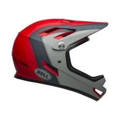 Casque Bell Sanction Rouge/Gris -Accessoires De Vélo casque bell sanction rouge gris 3