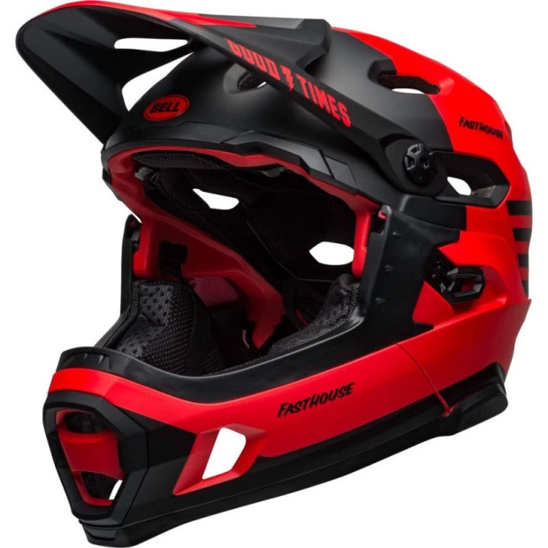 Casque Bell Super DH MIPS Rouge/Noir FastHouse 1 Casque Bell Super DH MIPS Rouge/Noir FastHouse