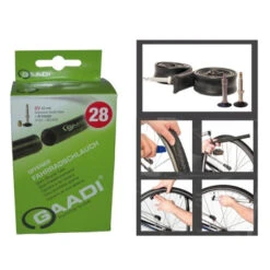 Chambre à Air Ouverte Gaadi 29' AV Schrader - [47/52 - 622/635]