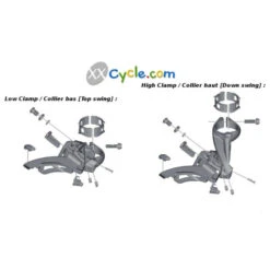 Dérailleur Avant Shimano Deore XT FD-M8000-H - Side Swing -Accessoires De Vélo derailleur avant shimano deore xt fd m8000 h side swing 2