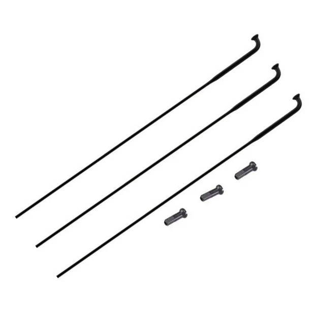 Kit Rayons Zipp 3PCS D-Light Jbend BLK X3 1 Kit Rayons Zipp 3PCS D-Light Jbend BLK X3