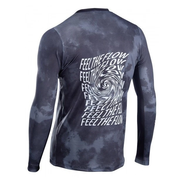 Maillot VTT Manches Longues Northwave Bomb Gris 2 Maillot VTT Manches Longues Northwave Bomb Gris – Image 2