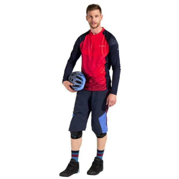 Maillot VTT Manches Longues Vaude Moab LS VI Rouge Mars 3 Maillot VTT Manches Longues Vaude Moab LS VI Rouge Mars – Image 3