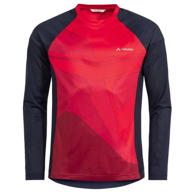 Maillot VTT Manches Longues Vaude Moab LS VI Rouge Mars 1 Maillot VTT Manches Longues Vaude Moab LS VI Rouge Mars